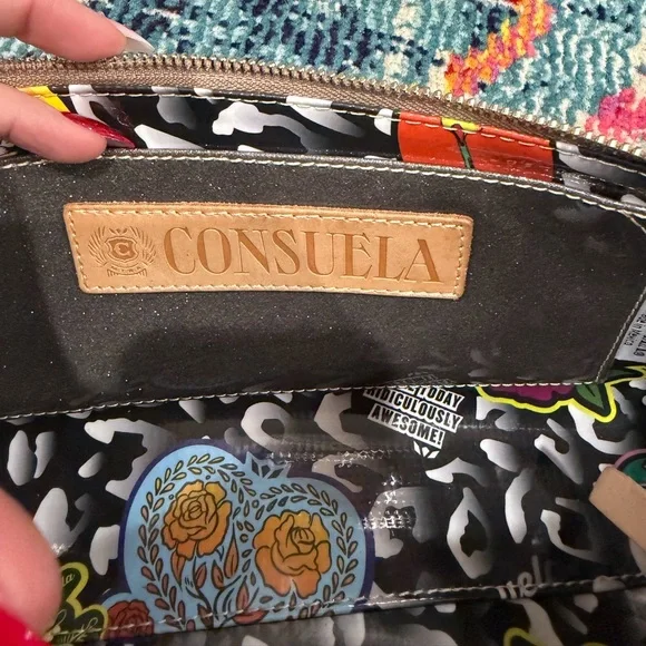 Consuela Iris Leopard Print Clutch in Iridescent - Picture 5 of 15